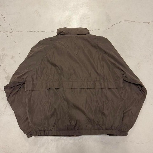 Vintage Y2K Brown Earth Tone Zip Up Bomber Jacket - Picture 3 of 5